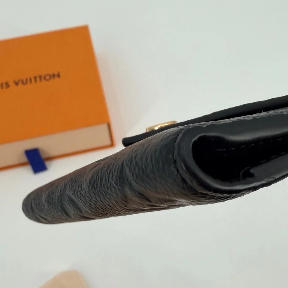 Louis Vuitton Zoe Black Monogram Empreinte Leather Wallet